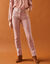 Pantalon droit gainant - petite stature entrej. 75 cm (rose grisé)