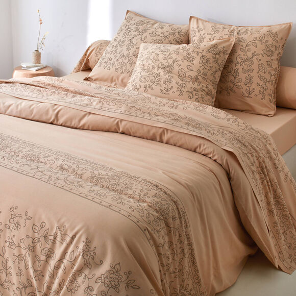 Linge de lit Jade - coton 57 fils/cm&sup2; (praline)