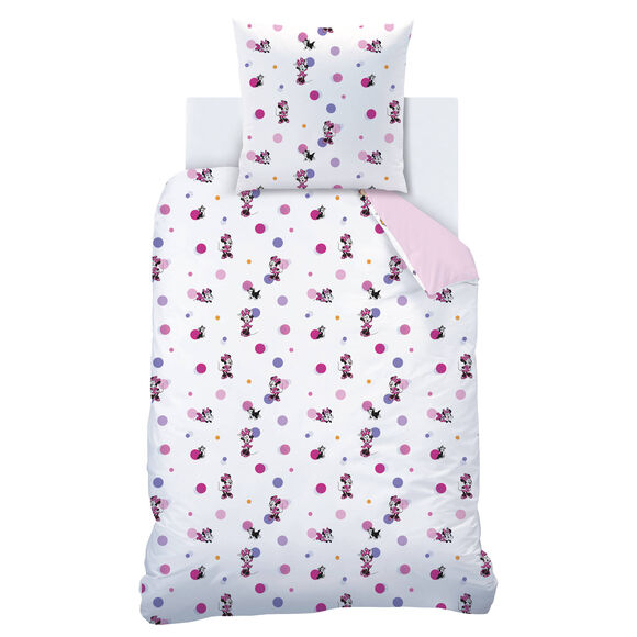 Bedset Minnie® - katoen (roze)