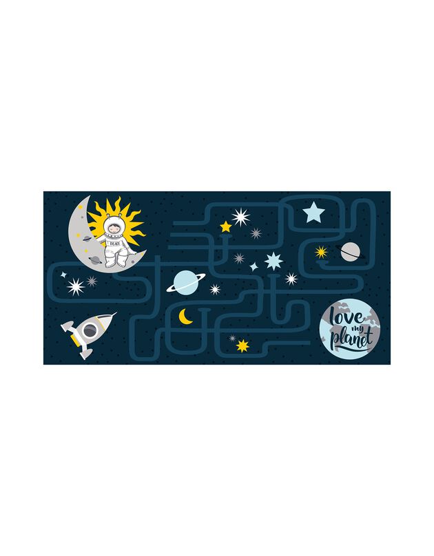 Tapis enfant imprimé étoiles - rectangulaire (imprimé)
