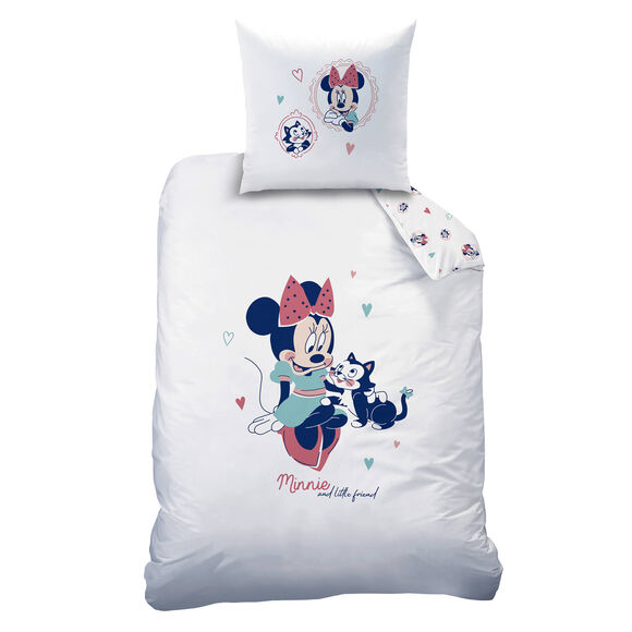 Parure de lit Minnie® - coton (blanc)