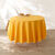 Nappe unie entretien facile (moutarde)