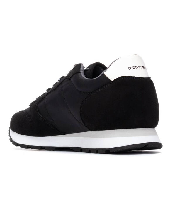 Sneakers met veters (zwart)
