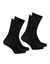Chaussettes coton peigné - lot de 2 (noir)