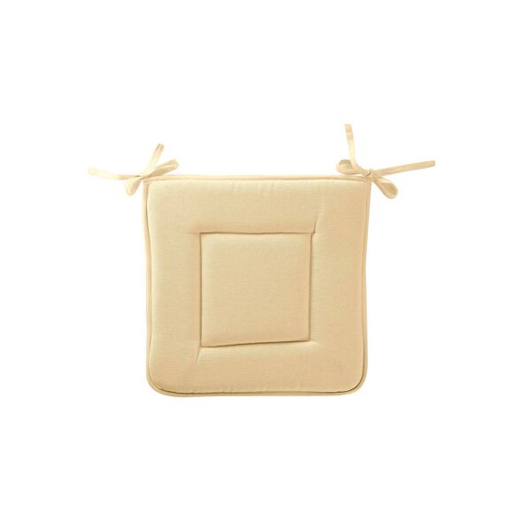 Galette de chaise carrée (écru)