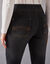 Jean bootcut ultra stretch, maille effet denim - petite stature (black)