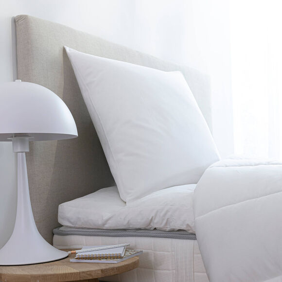 Sous-taie coton protection oreiller - lot de 2 (blanc)