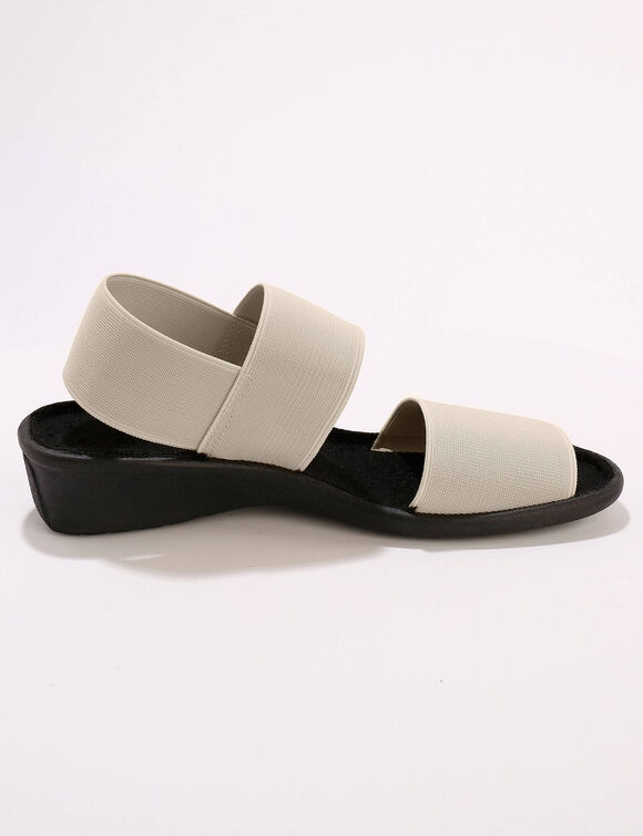 Sandales élastiquées (zandkleur)
