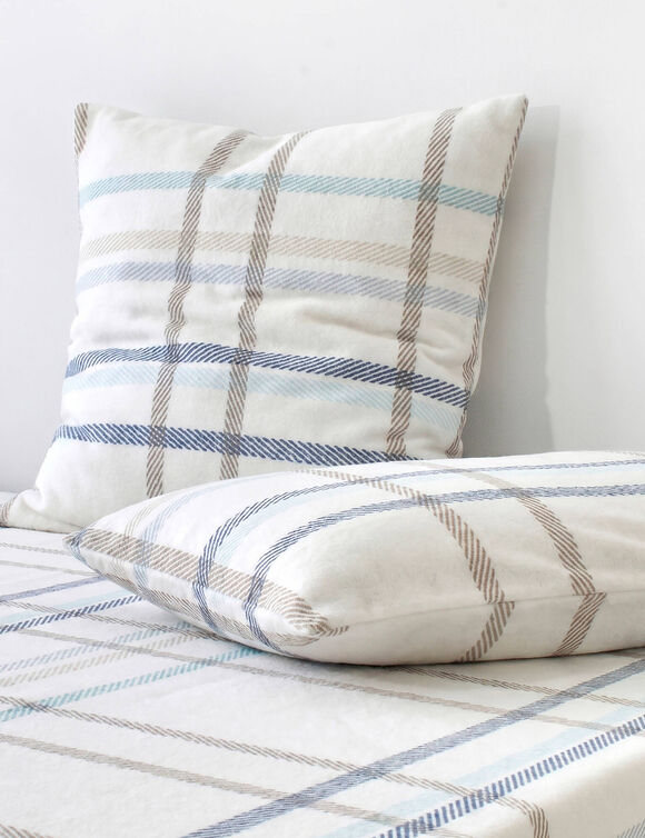 Linge de lit Karl imprim&eacute; &eacute;cossais - flanelle 150 g/cm&sup2; (&eacute;cru)