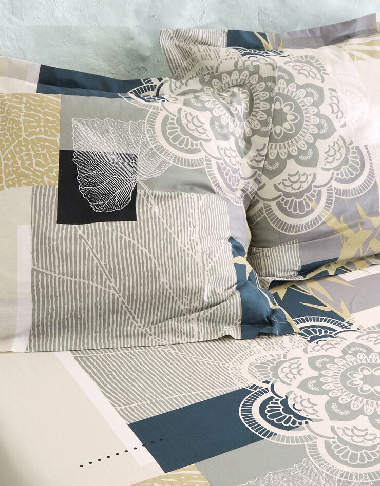 Bedlinnen Madura in katoen met bloemenprint, beige Bedlinnen Madura in katoen met bloemenprint, beige, hi-res image number 1