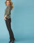 Rechte jeans met hoge taille - kleine lengte (black)