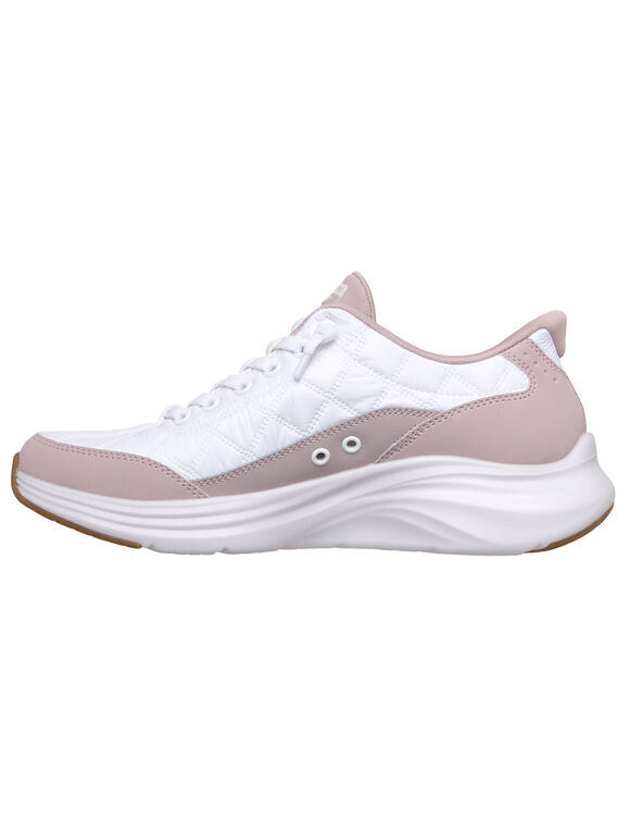 Baskets l&eacute;g&egrave;res SLIP-INS : CONTOUR FOAM - COZY FIT&trade; (blanc / rose)