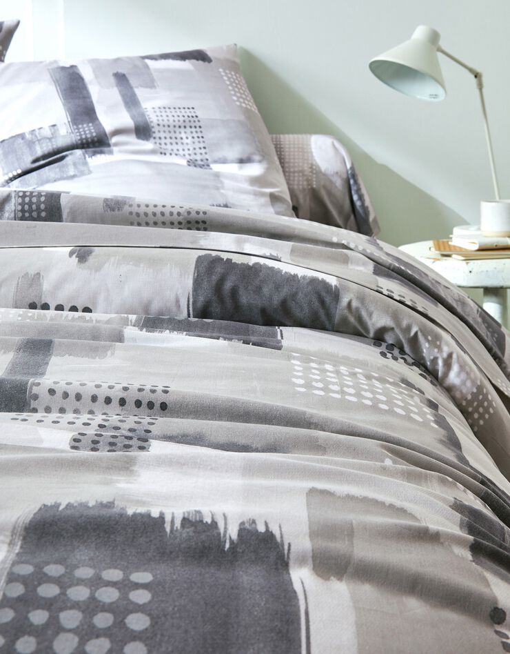 Linge de lit Mani - coton polyester (gris)