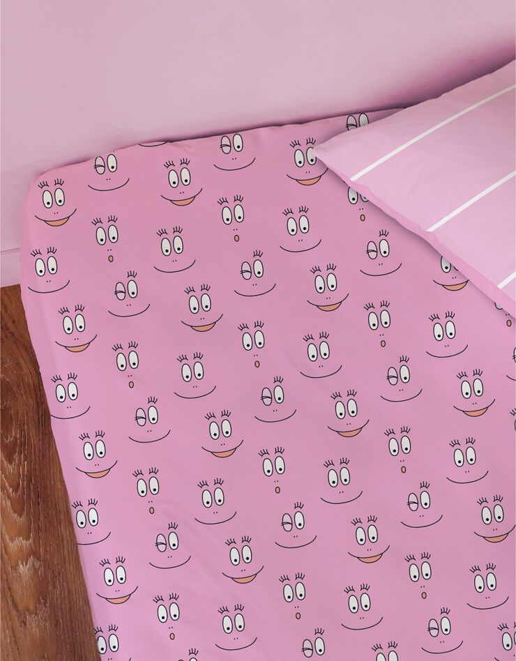Parure de lit enfant Barbapapa® - coton (roze)