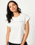 T-shirt, volume ample (écru)