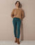 Rekbare 7/8-broek met nauwsluitend model (dennengroen)