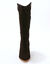Bottes hautes santiags, cuir suédé (zwart)