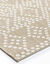 Tapis rectangulaire motifs graphiques (naturel)