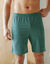 Short pyjama coton uni (vert foncé) Short pyjama coton uni (vert foncé)