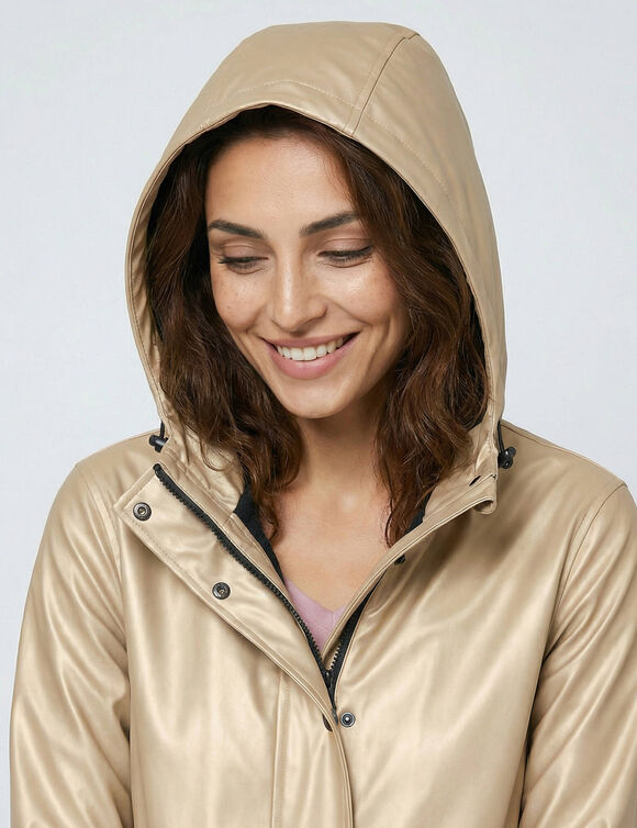 Cir&eacute; imperm&eacute;able en polyester recycl&eacute;(**) (beige iris&eacute;)