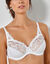 Essential Elegance-beha van kant met cuvettevorm -  met beugels (wit)
