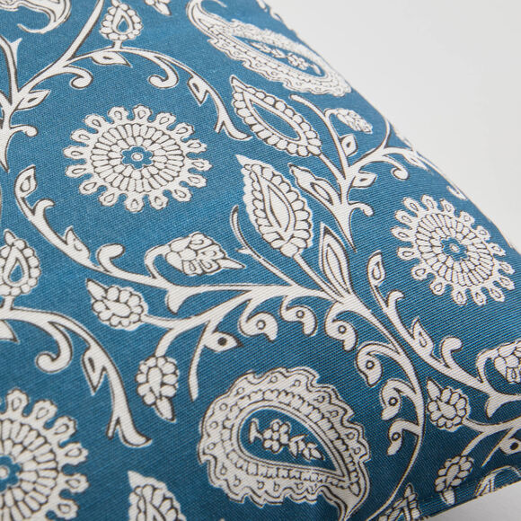 Kussenhoes met indisch motief - set van 2 (blauw)