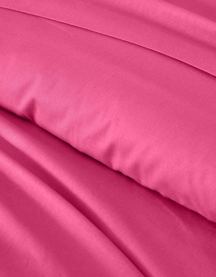 Linge de lit uni - coton bio (rose)
