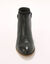 Platte boots in leer (marine)