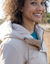 Waterdichte parka met rits en kap (beige)