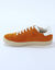 Vintage sneakers in splitleer, gekleurd (oranje)