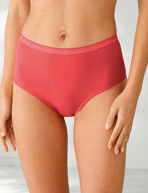 Basic maxislip - set van 3 (lichtblauw + koraal + lavendel)