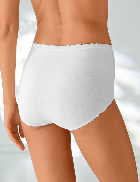 Culotte super maxi basique - lot de 3 (blanc)