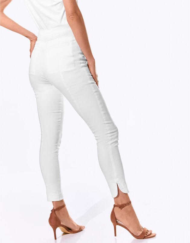 Jegging coupe 7/8ème fuselée ultra strech (blanc)