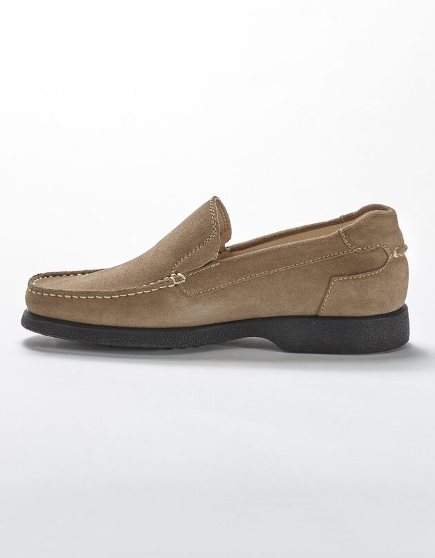 Mocassins en cuir (beige)
