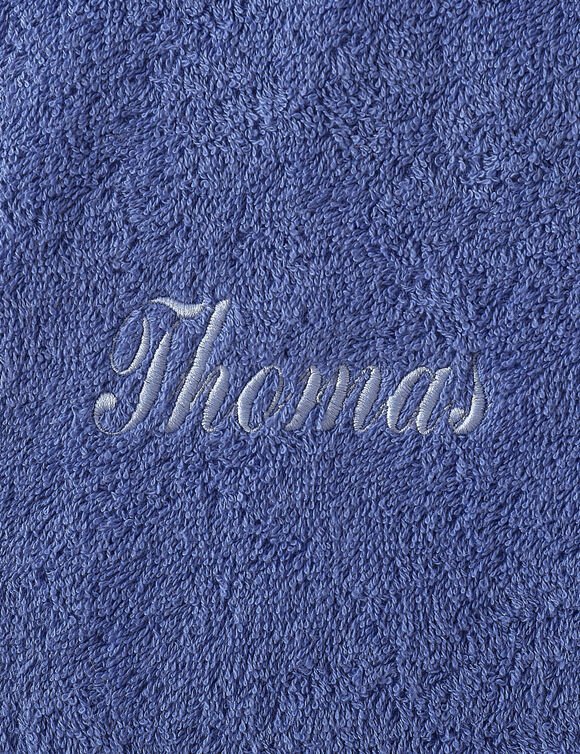 Collection serviettes de bain personnalis&eacute;es - confort moelleux 420 g/m&sup2; (bleu dur)