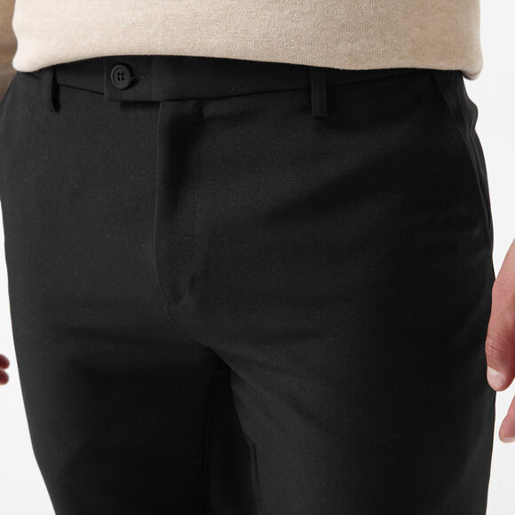Pantalon ceinture ajustable invisible - polyester (noir)