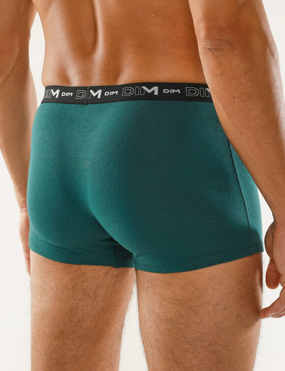 Boxer - lot de 3  (noir + bleu + vert)