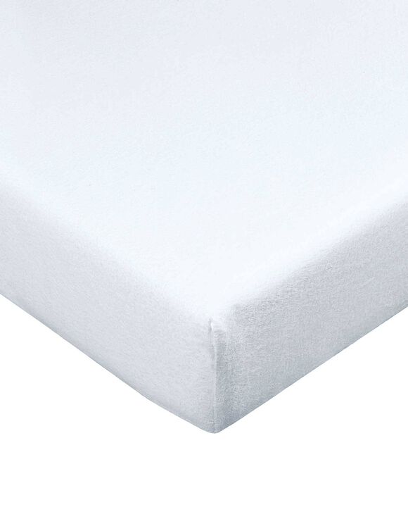 Ondoorlatende matrasbeschermer met antihuisstofmijt- en Teflon®-behandeling (wit)