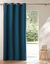 Rideau occultant bachette uni (bleu)