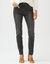 Jean slim, taille haute, petite stature (black used)