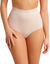 Naadloze, slankmakende slip met zeer hoge taille (huidkleur)