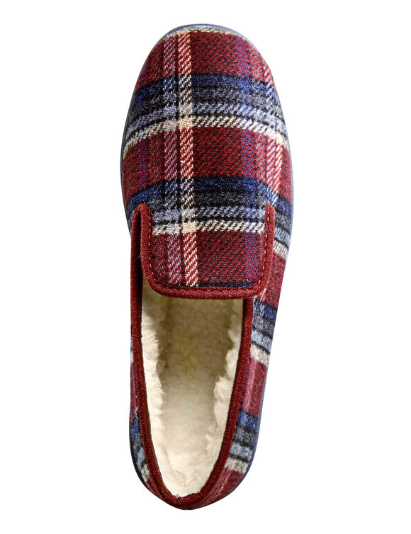 Comfortabele herenslippers - tot maat 47 (bordeaux)