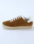 Vintage sneakers in splitleer, gekleurd (taupe)