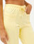 Pantalon jogging, molleton gratt&eacute; (jaune)