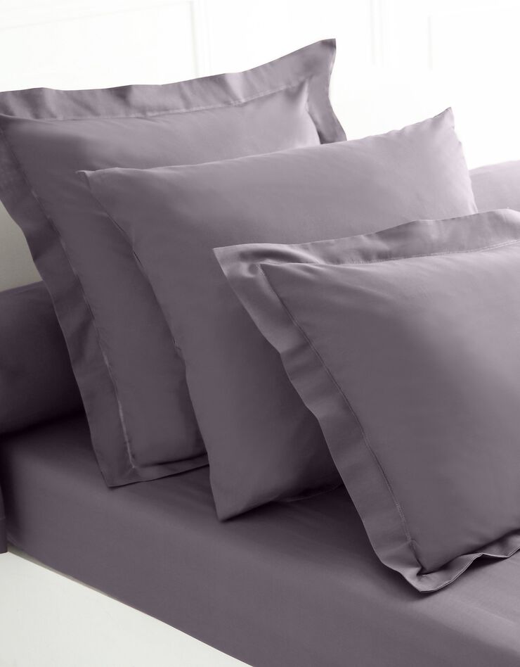 Linge de lit uni coton (anthracite)