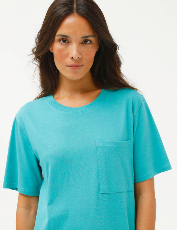 T-shirt volume loose (turquoise)