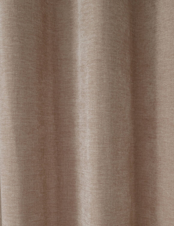 Rideau en fil effet chenille (taupe)