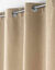 Rideau en bouclette unie (caramel)