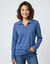 Polo bicolore maille jersey (bleu / gris)