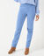 Modellerende broek met 'platte buik' effect en elastische taille (grijsblauw)